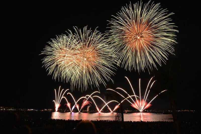 Fireworks Celebrating Accomplishments